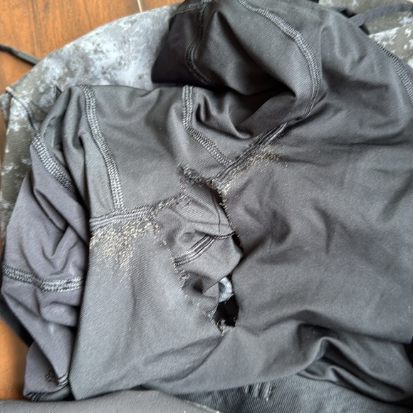 Black and Gray Camouflage Men's Shorts - Picture 9 of 10